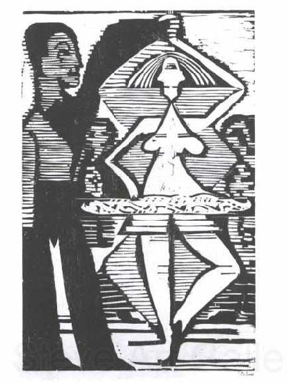 Ernst Ludwig Kirchner Rotating dancer